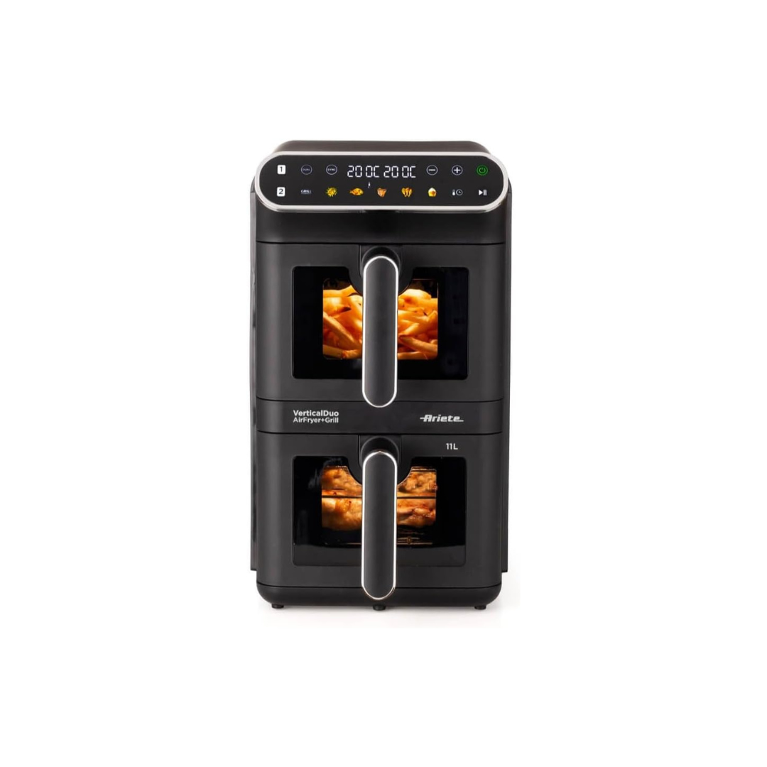 Ariete Friggitrice Ad Aria Doppio Cestello Verticale 11 LT Mod. 4640