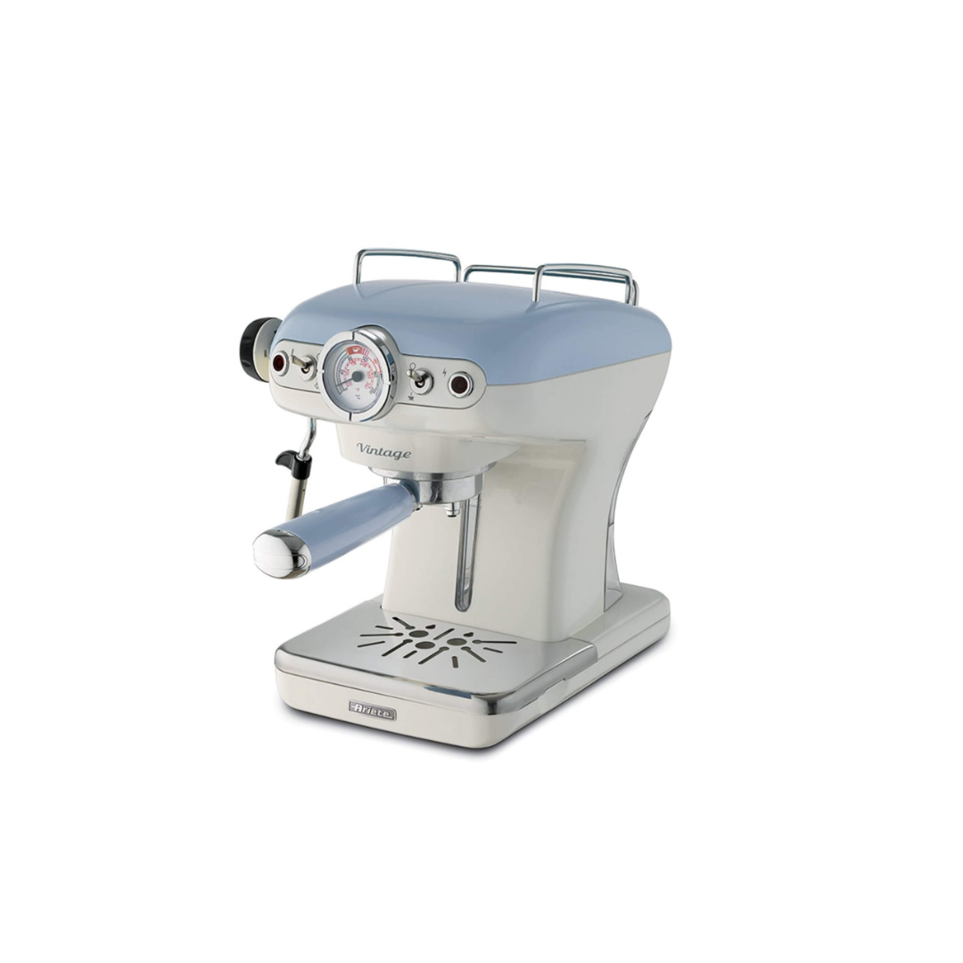 Ariete Macchina Caffè Espresso Vintage Mod.1389 Blu