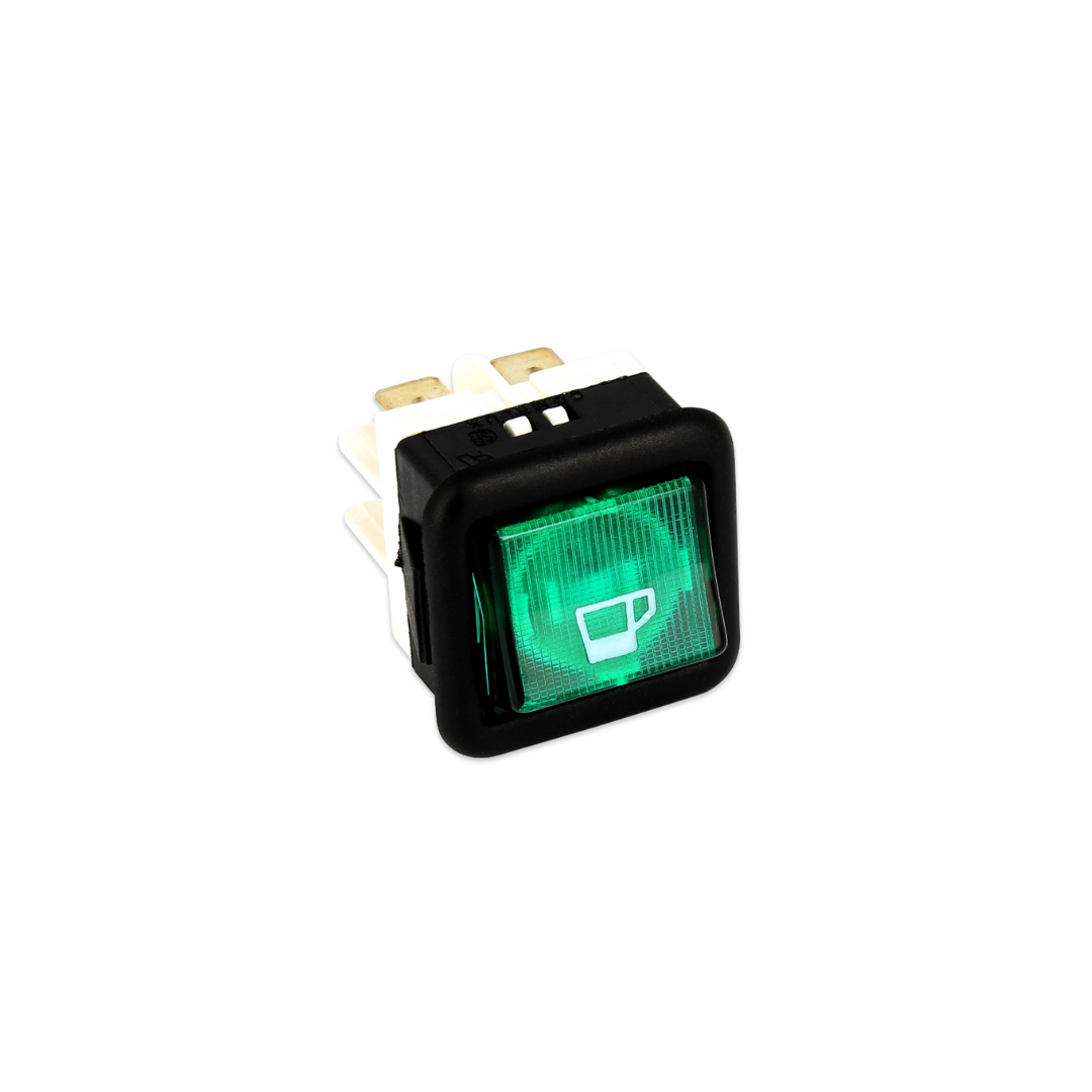 Interruttore Bipolare Luminoso Verde
