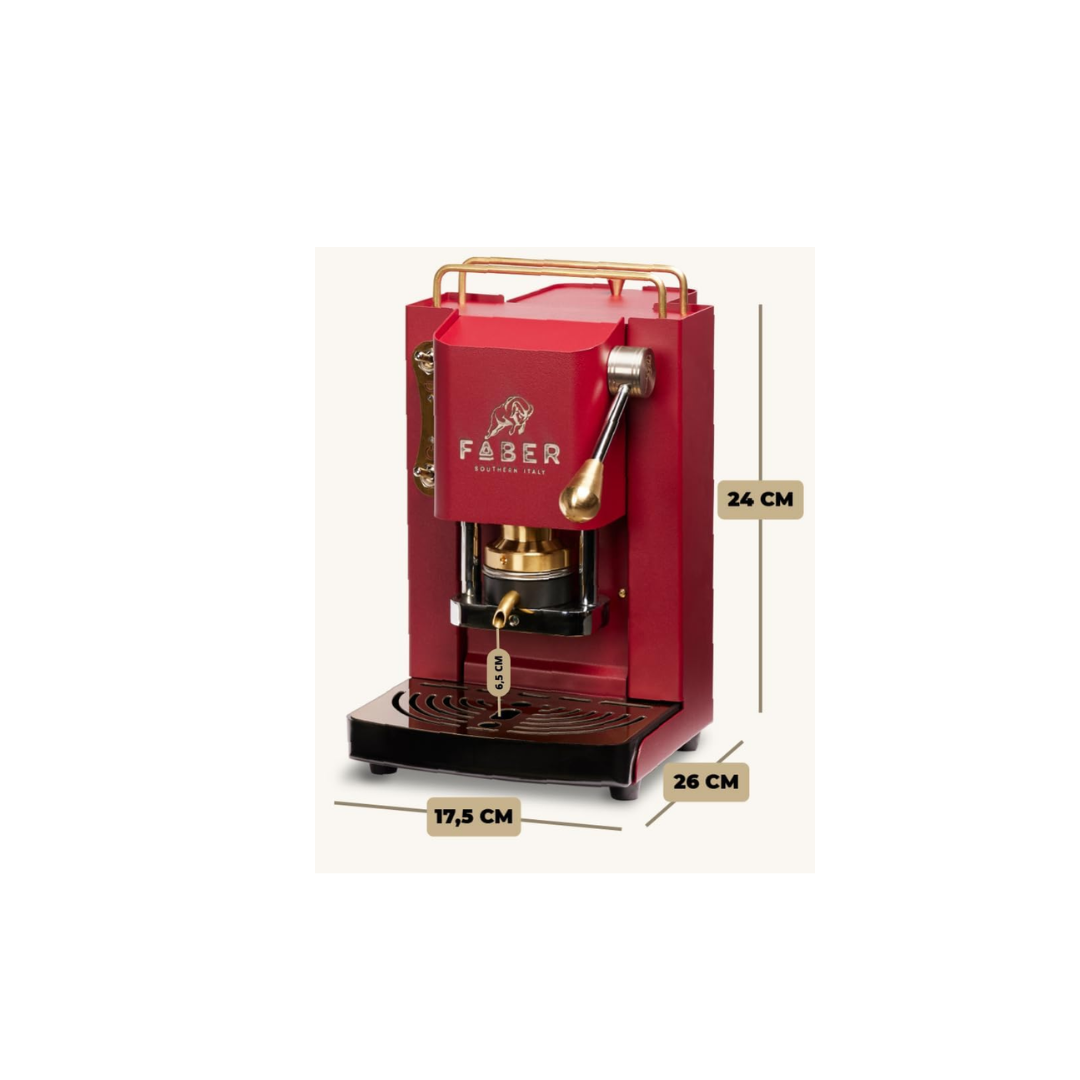 Faber Mini Pro Deluxe Cherry Red