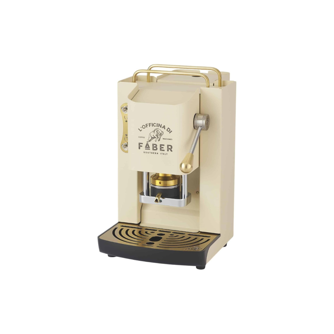 Faber Macchina Caffè Pro Deluxe Old English White