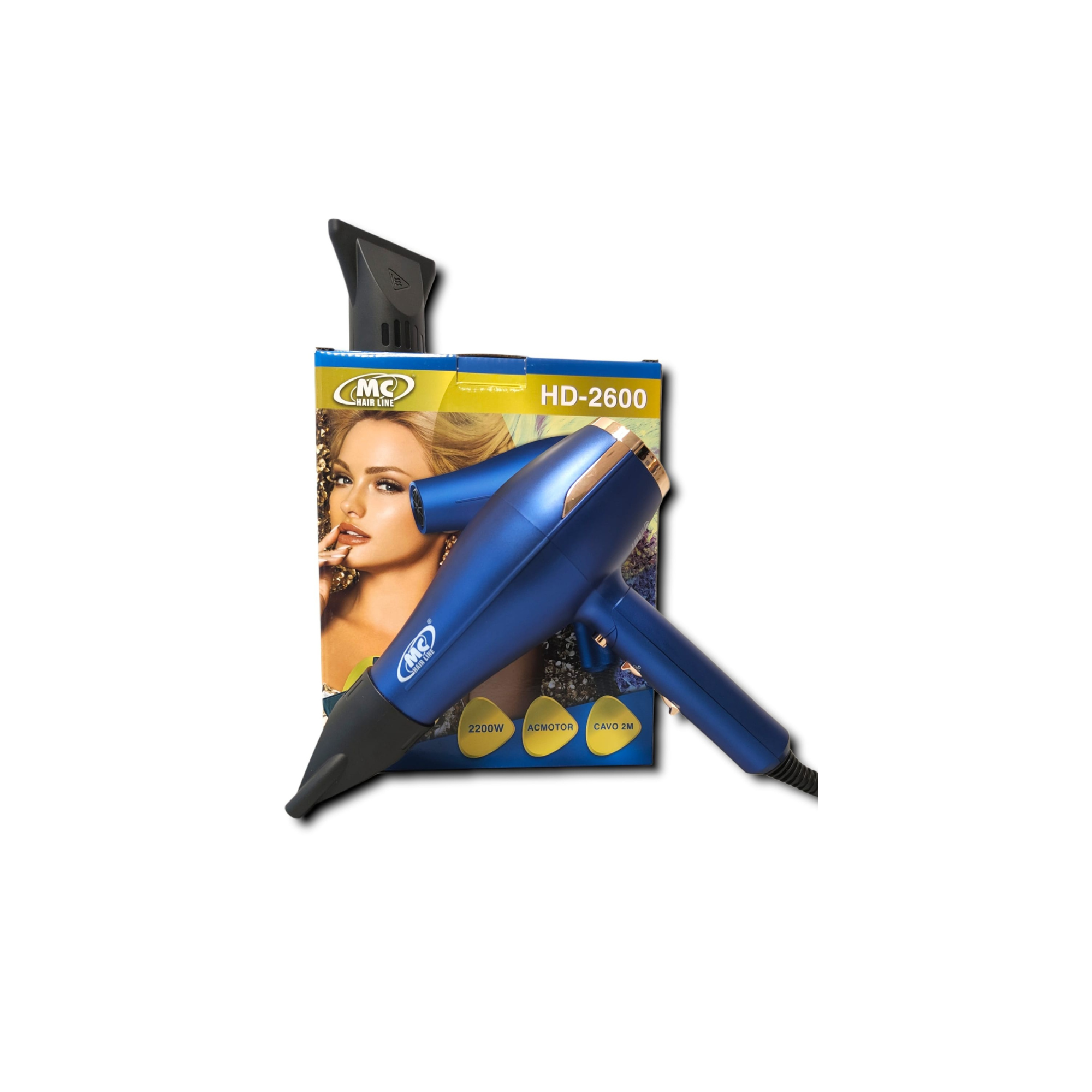 Mc Phon Professionale HD-2600 , 2200W Con 2 Beccucci