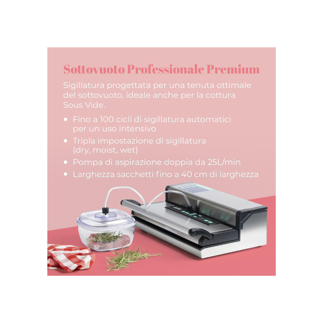 Laica Macchina Sottovuoto Professionale 0,95Bar Mod.VT3250