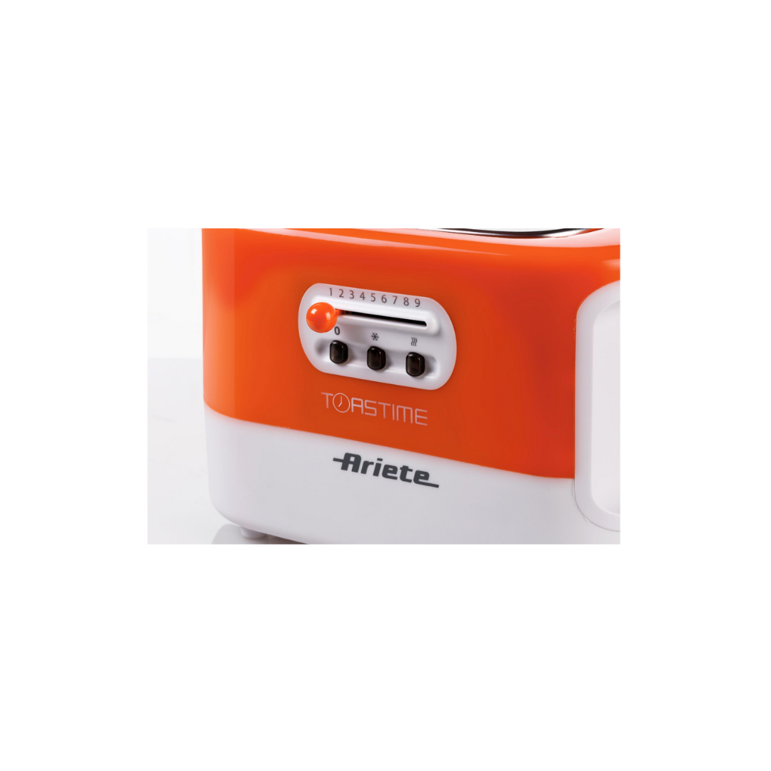 Ariete Tostapane Con Pinze A Doppia Fessura, Toastime Mod.159/00 Arancione
