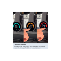 Ariete Pulitore A Vapore Per Tappeti e Tappezzeria Spot Cleaner Steam Pro 5 in 1 Mod.2484