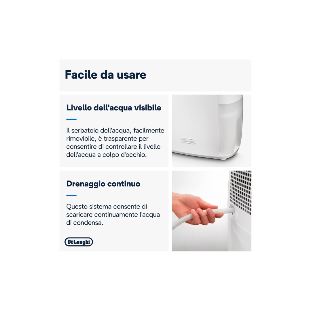 De Longhi Deumidificatore 10LT Mod.DEX210SF