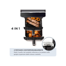 Ariete Friggitrice Ad Aria Doppio Cestello Verticale 11 LT Mod. 4640
