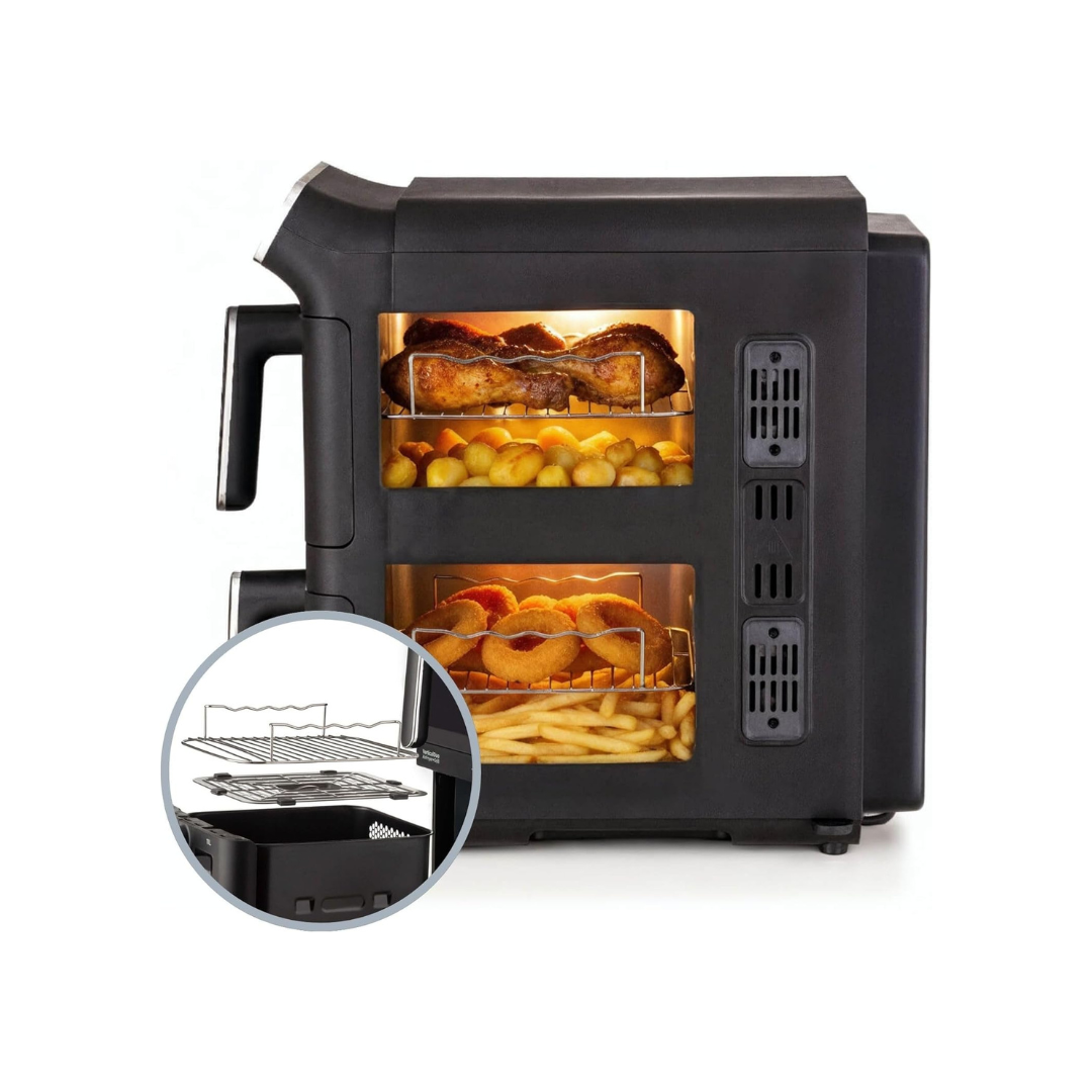 Ariete Friggitrice Ad Aria Doppio Cestello Verticale 11 LT Mod. 4640