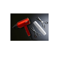 Mc Phon Professionale HD-1800 AC, 1800W Manico Pieghevole Con Diffusore e 2 Beccucci - ROSSO