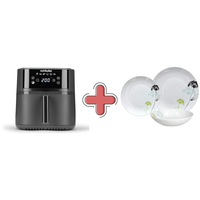 Nutribullet Friggitrice Ad Aria 6LT Mod. NBA0611DG + OMAGGIO Servizio Piatti 18pz Tognana