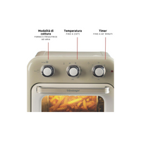 Ariete Friggitrice Airy Fryer Vintage 16Lt Mod.4632/03 Beige