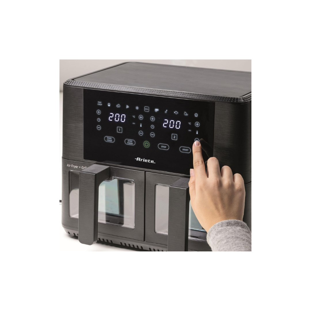 Ariete Friggitrice Ad Aria Doppio Cestello 9L Mod.4631