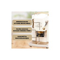 Faber Macchina Caffè Pro Deluxe Pure White