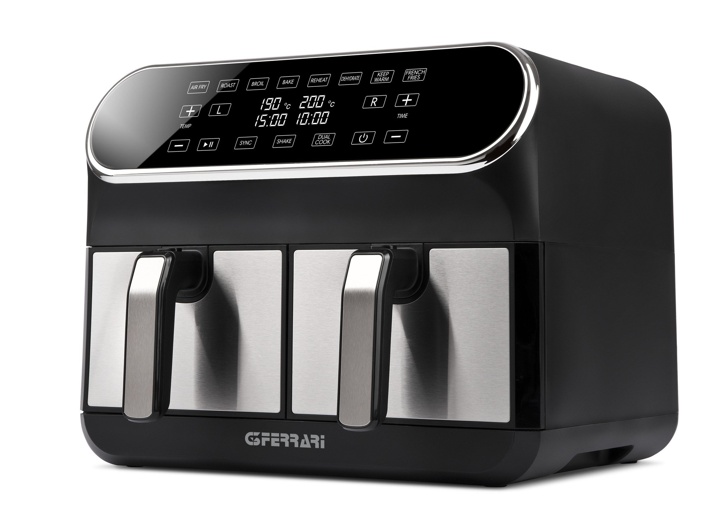 Friggitrice Ad Aria Doppio Cestello 8 Litri G3 Ferrari G10150