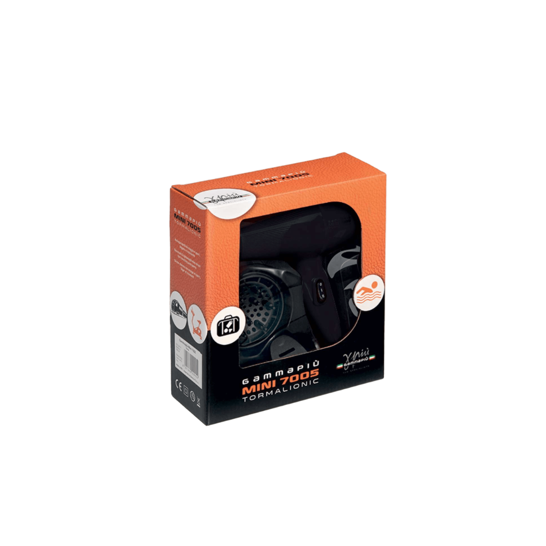 Gamma+ Asciugacapelli Da Viaggio 1100W Mod. G+ 700 Mini Con Diffusore