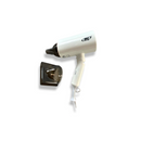 Mc Phon Professionale HD-1800 DC Bianco, 1800W Manico Pieghevole Con 2 Beccucci
